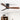Sofucor Deckenventilator ohne Licht, 132 cm, 3 Massivholzflügel, DC-Motor, Fernbedienung